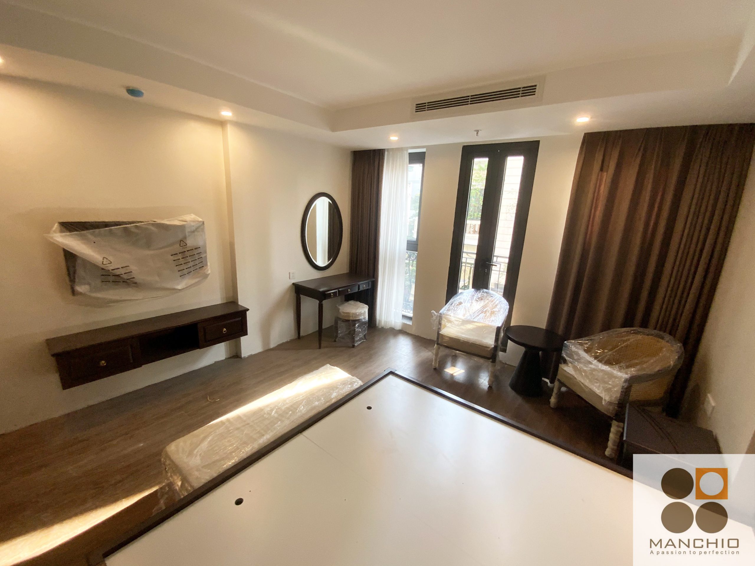 Hình ảnh thi công hoàn thiện nội thất khách sạn Blissington 65 Hàng Bè - Hoàn Kiếm - Hà Nội