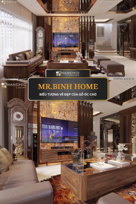 MR.BINH’S HOME – BIỂU TƯỢNG VẺ ĐẸP GỖ ÓC CHÓ