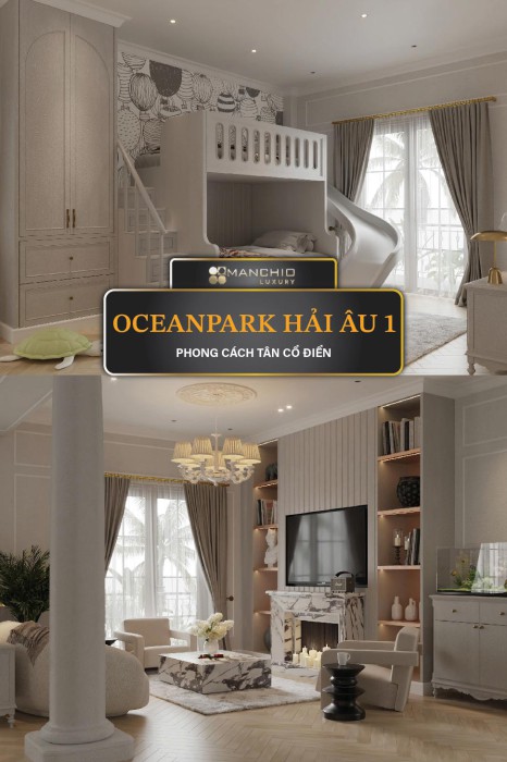 BIỆT THỰ TÂN CỔ ĐIỂN TINH TẾ TẠI HẢI ÂU 1 – GIA LÂM