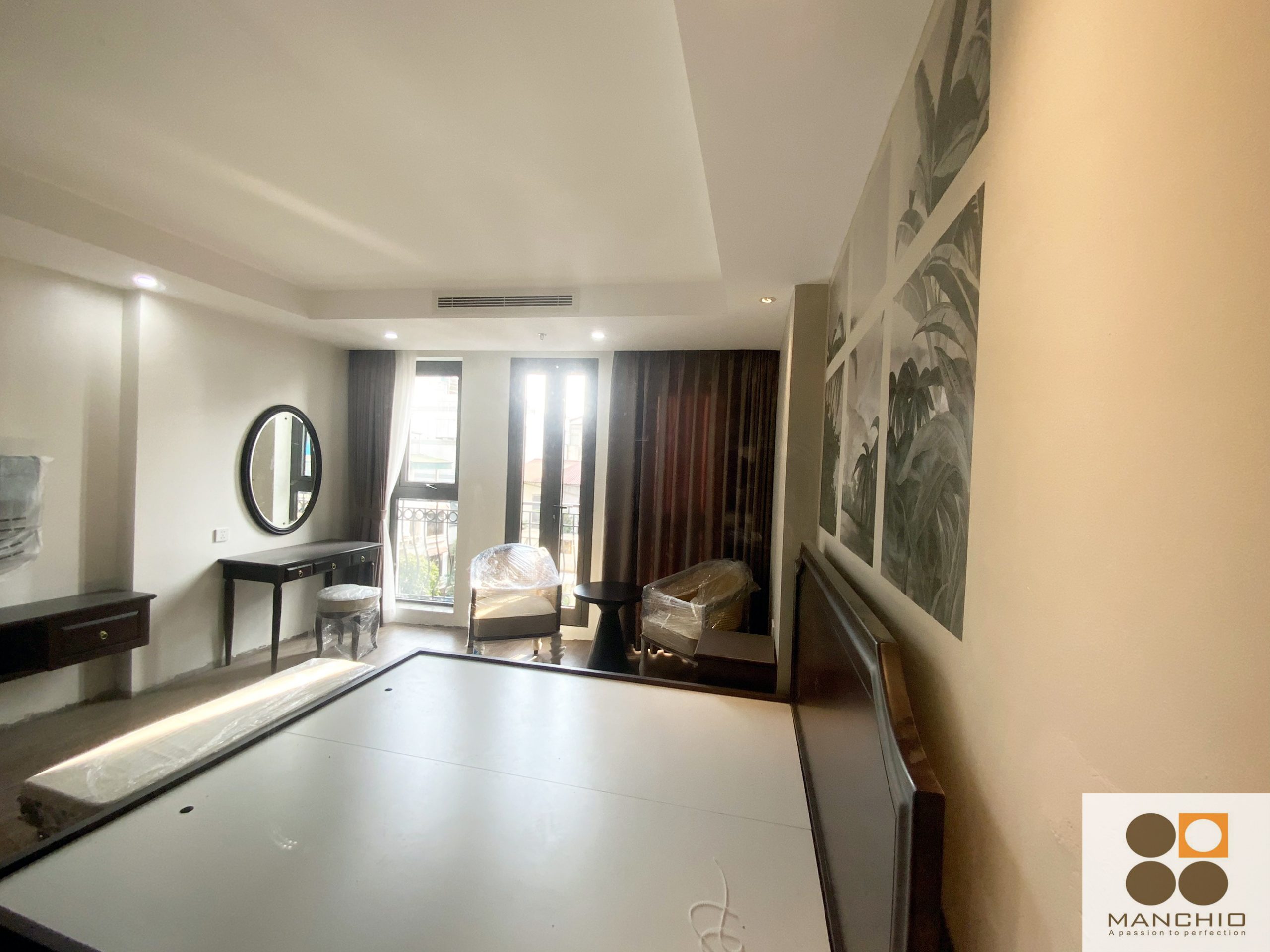 Hình ảnh thi công hoàn thiện nội thất khách sạn Blissington 65 Hàng Bè - Hoàn Kiếm - Hà Nội