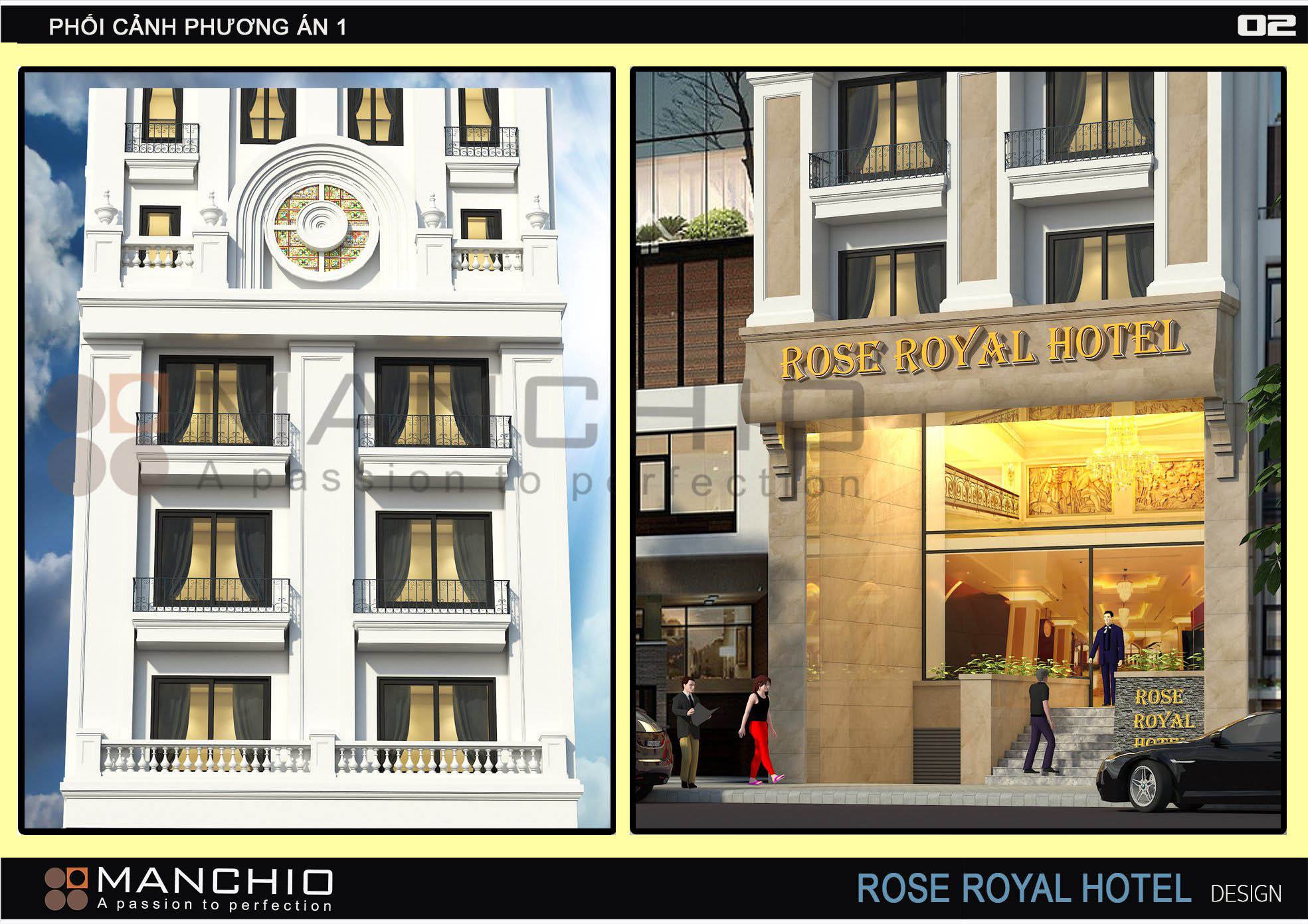 Phoi canh khach san Rose Royal Hotel PA2 1