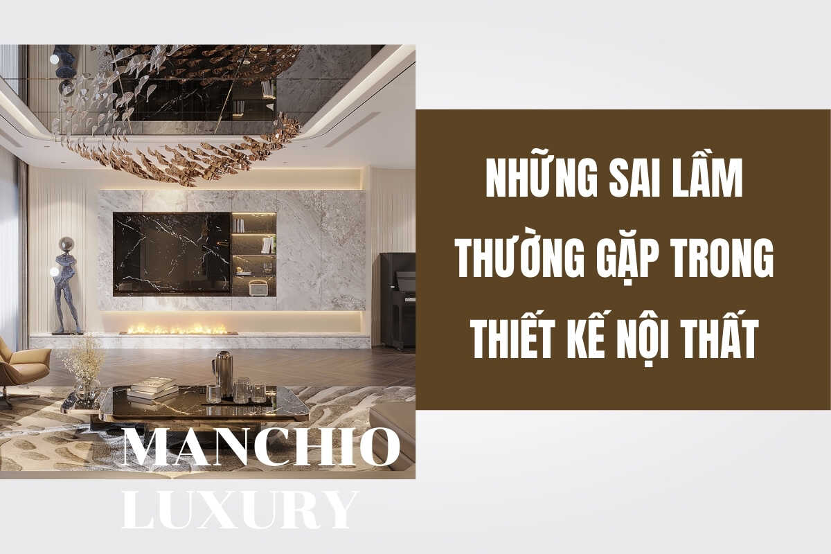 sai lầm trong thiết kế nội thất 