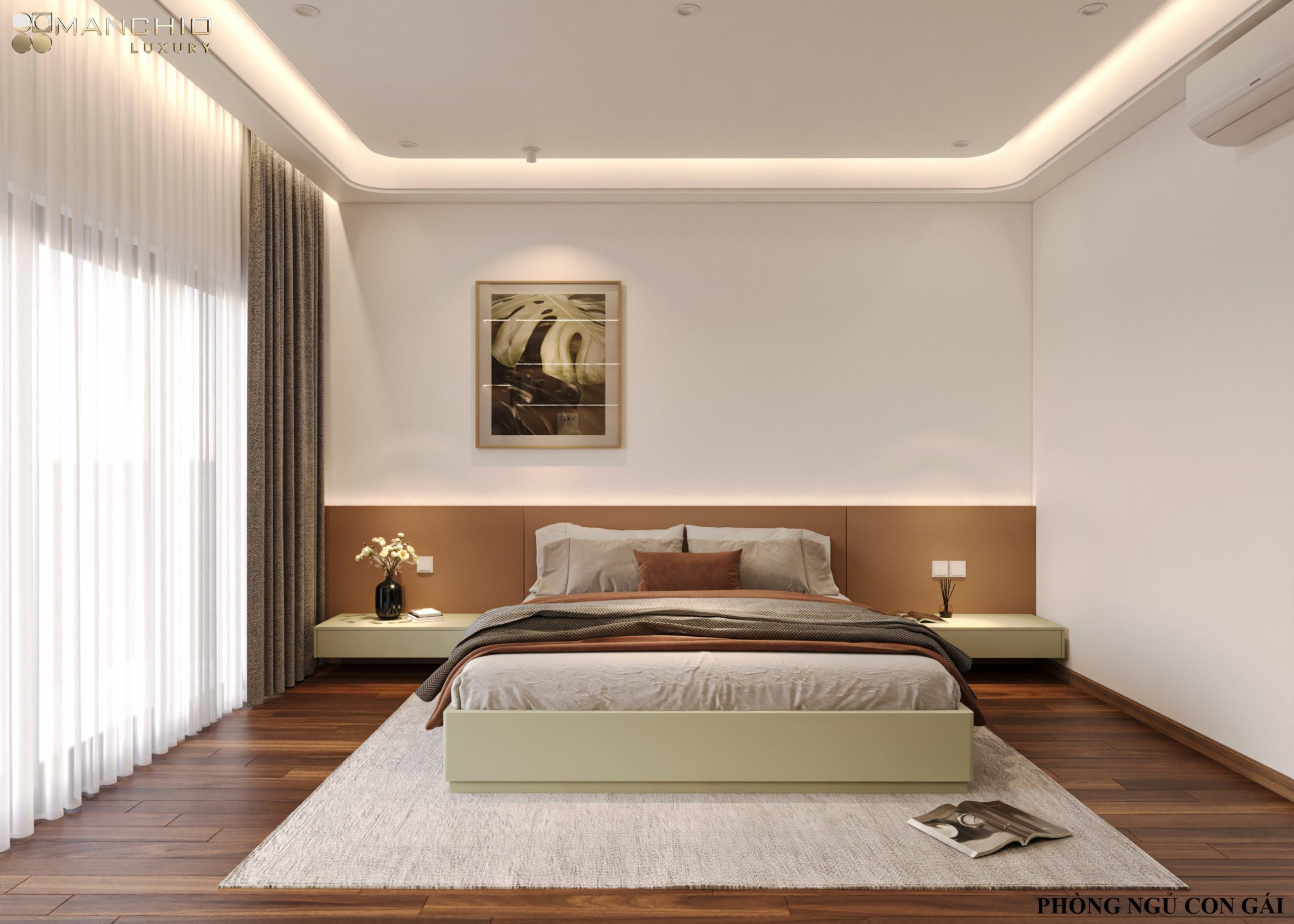 Biệt Thự Hiện Đại Gỗ Óc Chó Tại Xuân Phương 17