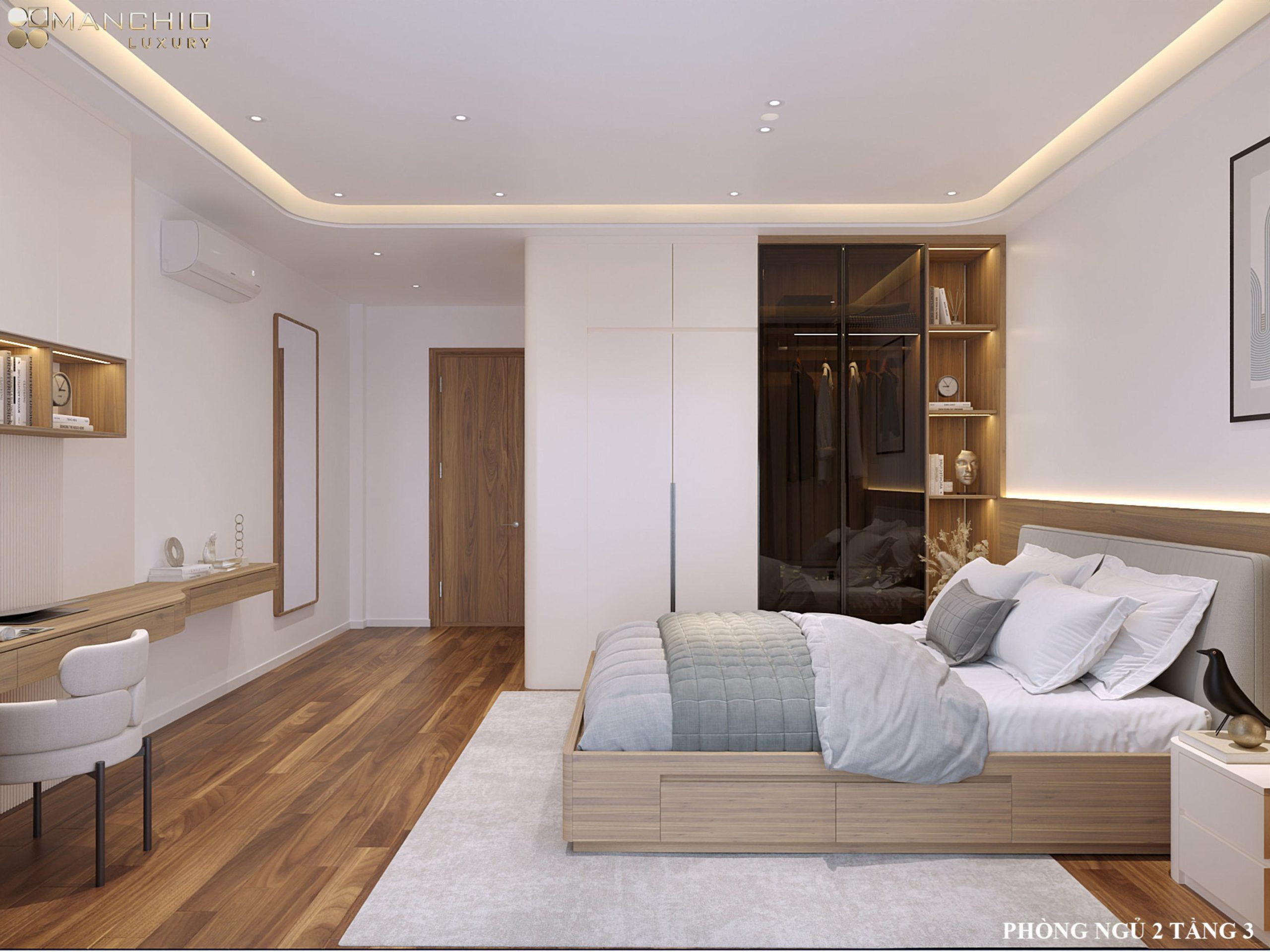 Biệt Thự Hiện Đại Gỗ Óc Chó Tại Xuân Phương 20