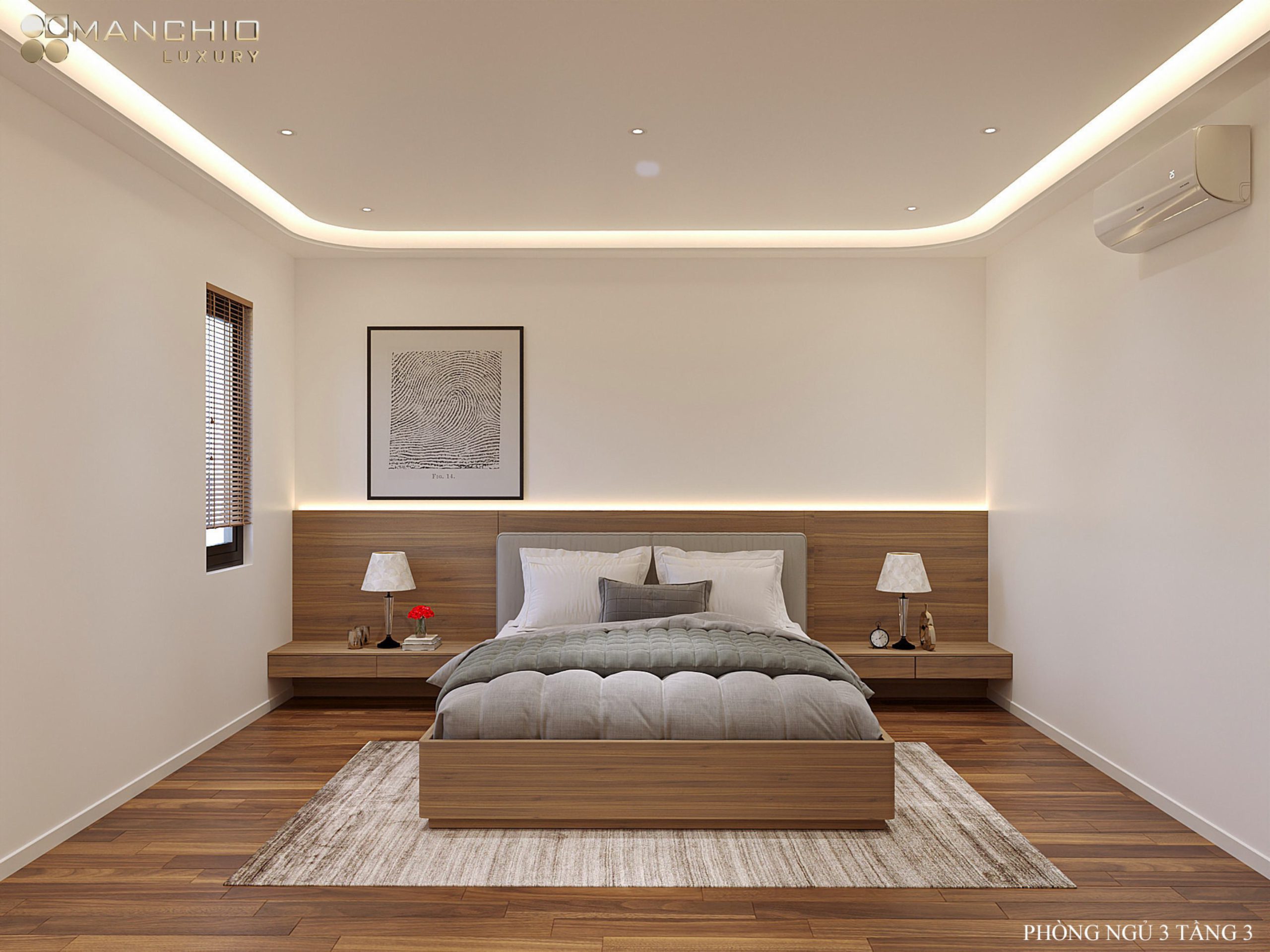 Biệt Thự Hiện Đại Gỗ Óc Chó Tại Xuân Phương 22
