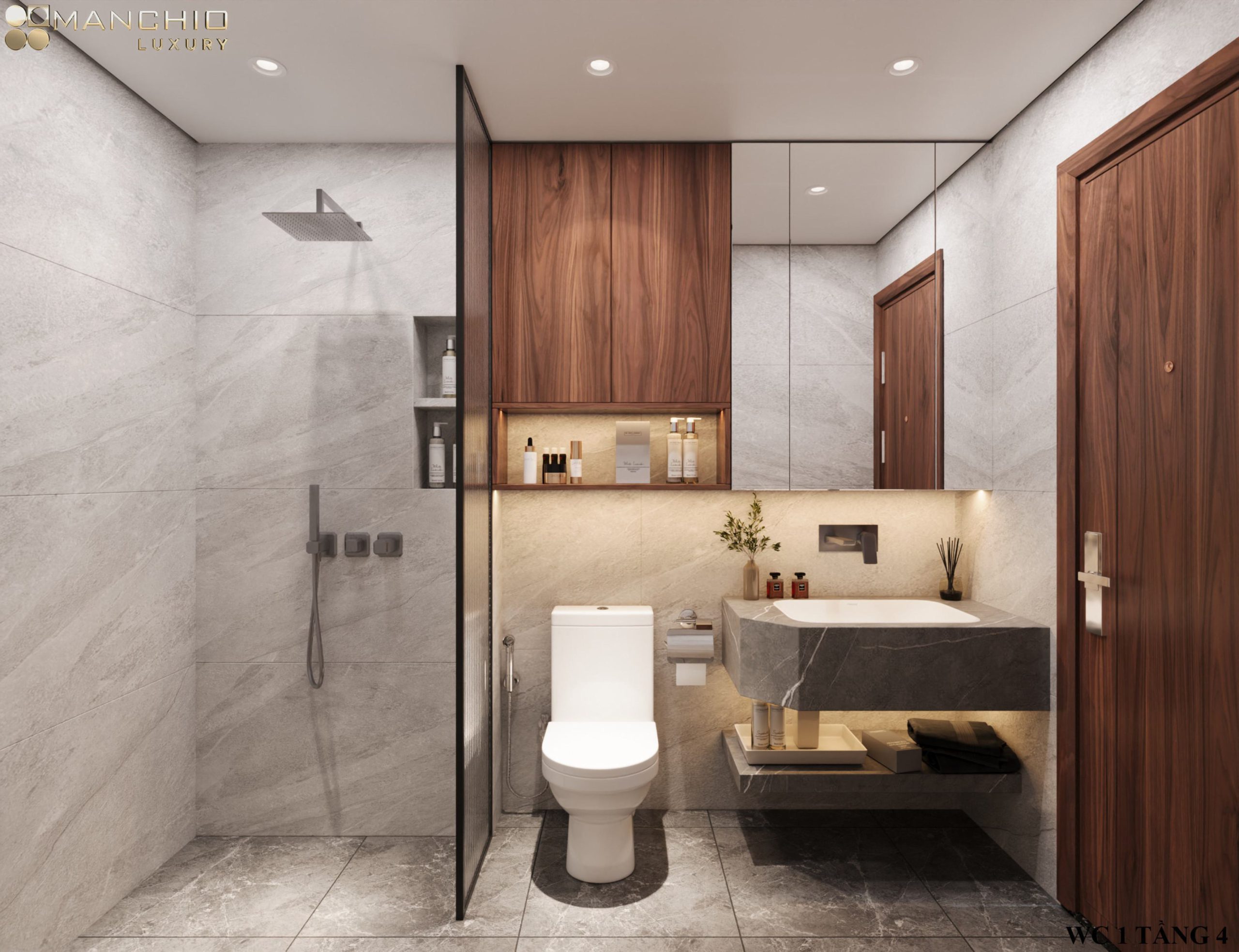 Biệt Thự Hiện Đại Gỗ Óc Chó Tại Xuân Phương 24