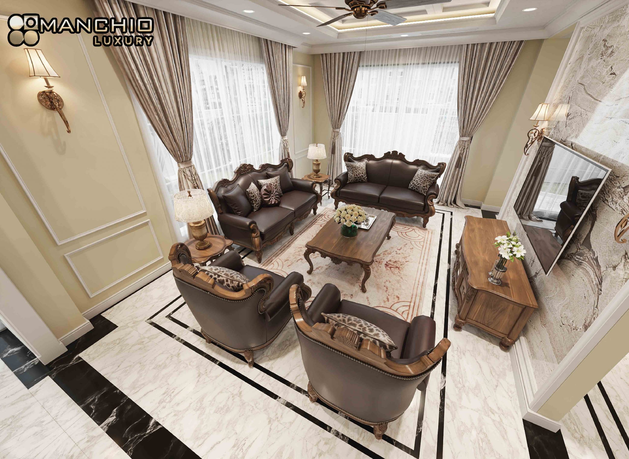Phoi-canh-phong-khach-Biet-Thu-Anh-Dao-Vinhomes-Riverside-scaled