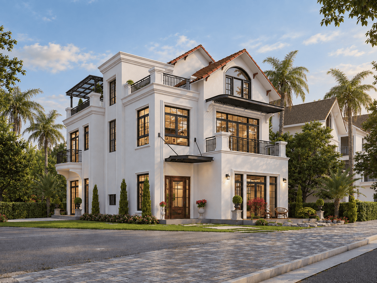 biệt thự xanh villas thạch thất 1