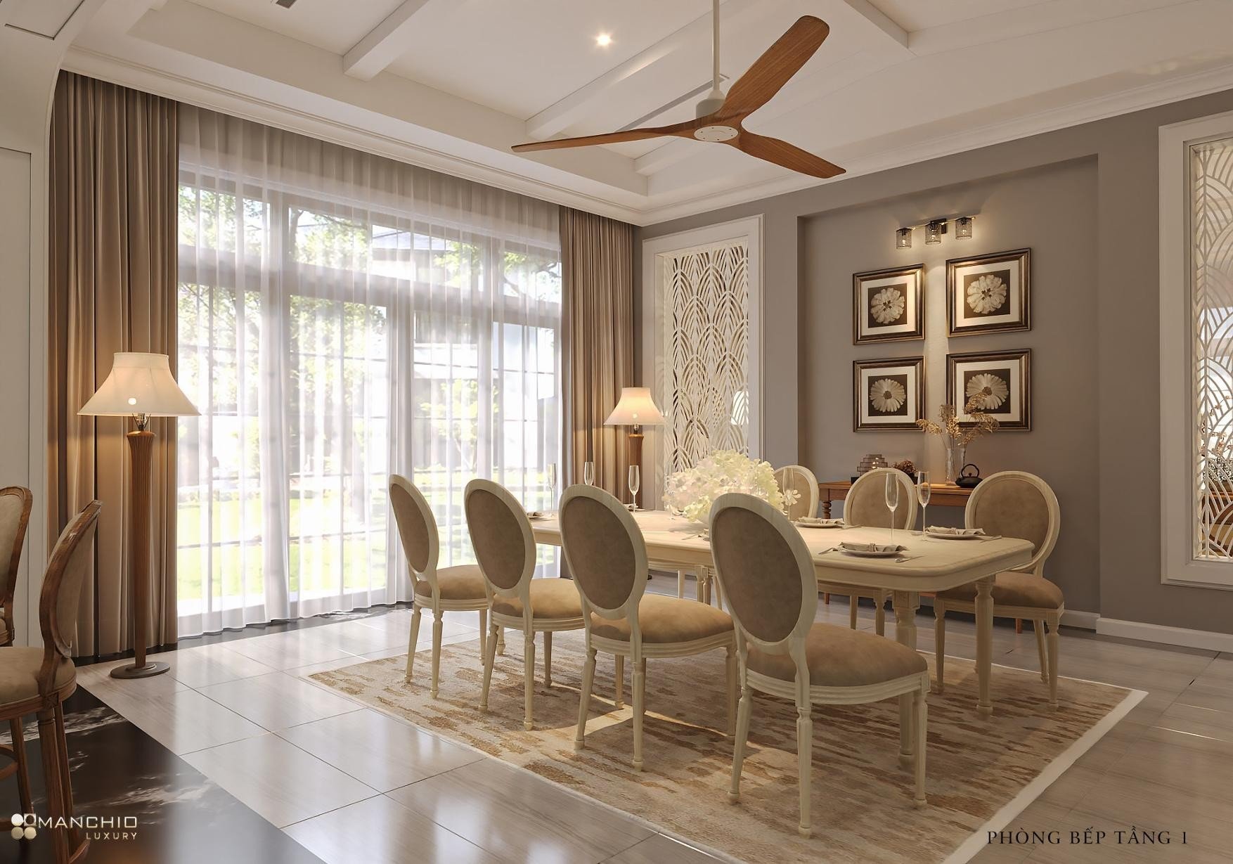 biệt thự xanh villas thạch thất 10