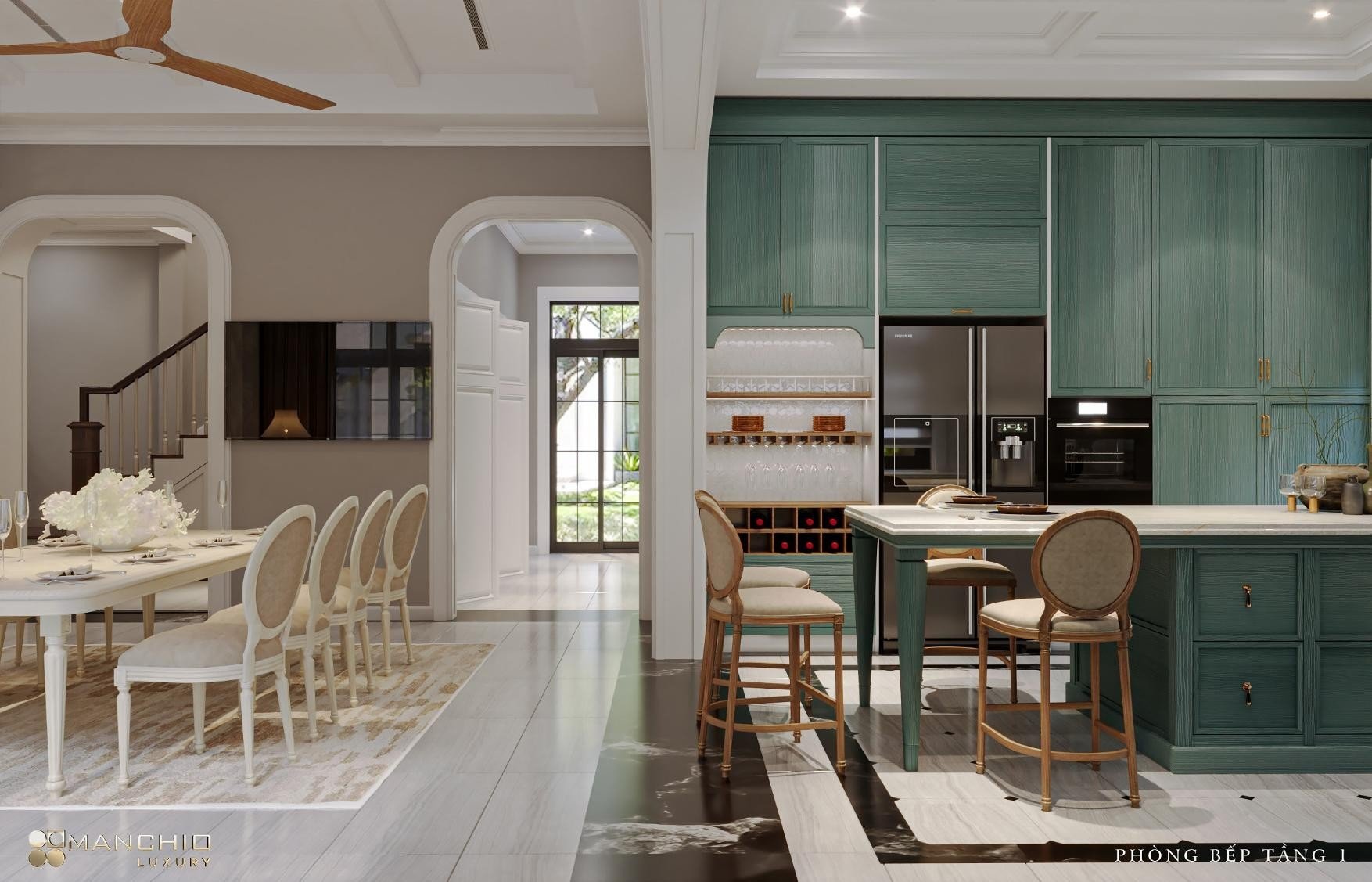 biệt thự xanh villas thạch thất 11