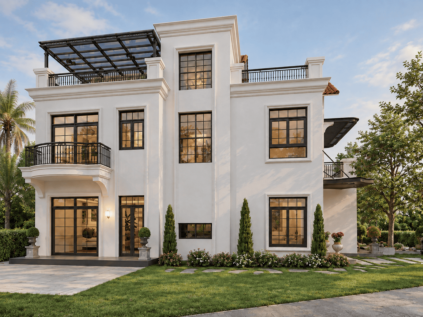 biệt thự xanh villas thạch thất 2