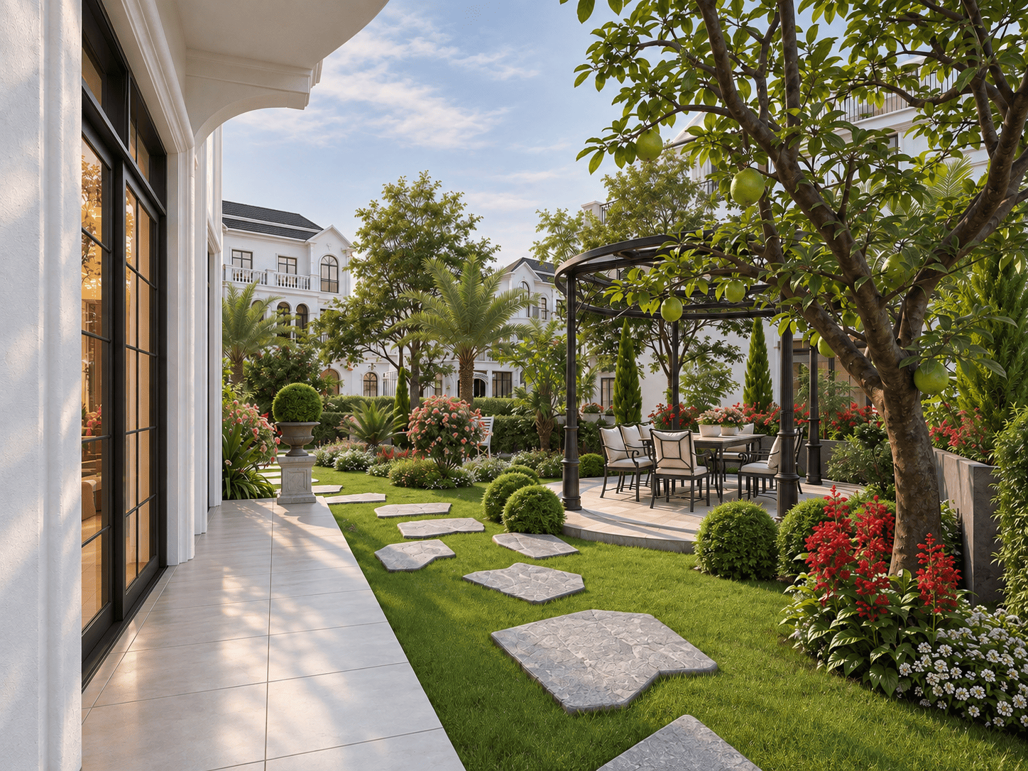 biệt thự xanh villas thạch thất 4
