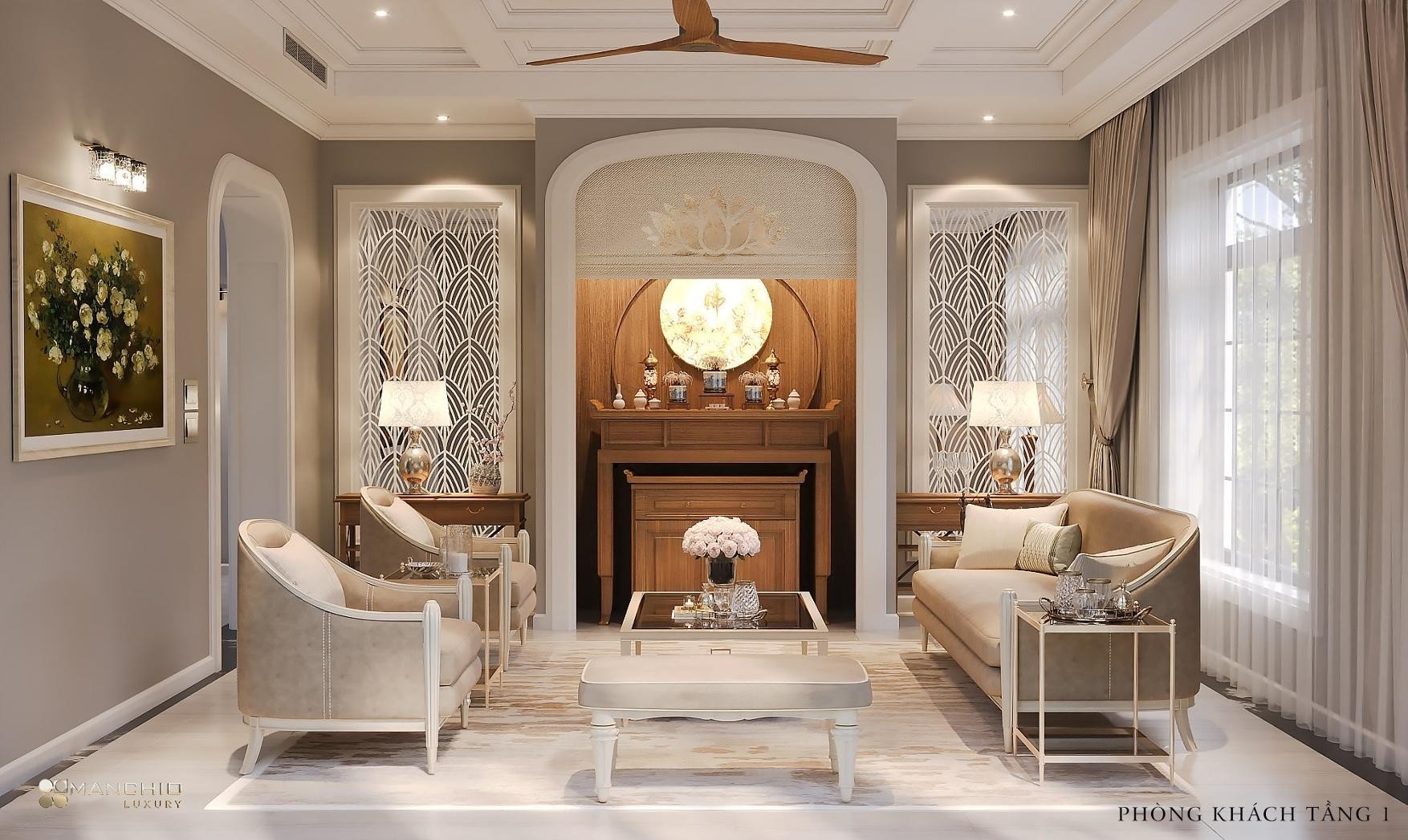 biệt thự xanh villas thạch thất 9
